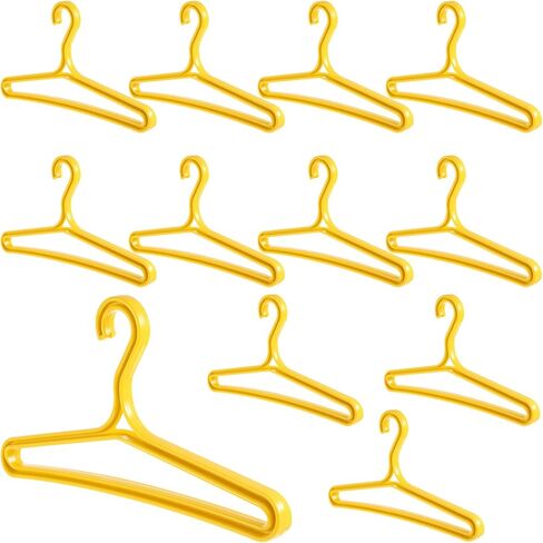 6 Packs Wetsuit Hangers for Scuba Diving & Surfing - Heavy-Duty Drysuit Hanger with Wide Shoulder Design - Black PP Plastic for Drying & Storage in Saudi Arabia