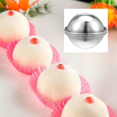 12 قطعة بقطر 5.3 سم/ 2.1 بوصة لتقوم بها بنفسك مجموعة قوالب كرات الاستحمام الفوارة لصنع الحرف اليدوية in Kuwait