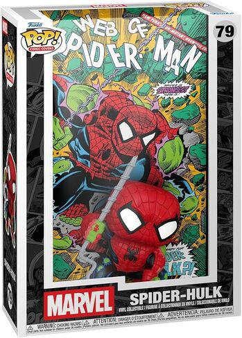 فانكو بوب! الغلاف الهزلي: Marvel - Spider-Hulk - مجسم من الفينيل قابل للتجميع - فكرة هدية - بضائع رسمية - ألعاب للأطفال والكبار - معجبو Marvel - مجسم نموذجي لهواة الجمع والعرض in Kuwait