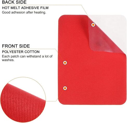 1 Set Fabric Iron Patches Color Rectangular Imitation Denim Cloth Repair Patches for DIY Clothing Hats Bags and More Durable Adhesive Ironing Supplies in Saudi Arabia