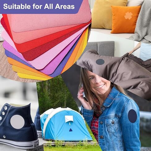 1 Set Fabric Iron Patches Color Rectangular Imitation Denim Cloth Repair Patches for DIY Clothing Hats Bags and More Durable Adhesive Ironing Supplies in Saudi Arabia