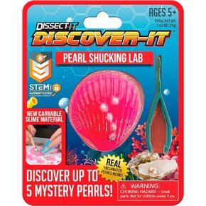Discover-It Dissection Kit for Kids, Real Freshwater Pearl Science Lab Kit for Oysters, Science Toys for Kids Ages 5 and Above in Saudi Arabia