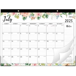 تقويم مكتب 2023-2024 - يوليو 2023 - ديسمبر 2024، تقويم مكتب شهري كبير لمدة 18 شهرًا، 17 بوصة × 12 بوصة، وسادة مكتب، كتل كبيرة مسطرة، قائمة المهام والملاحظات، أفضل تقويم مكتب/جدار للتخطيط أو التنظيم in Kuwait