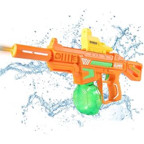 مسدس مياه كهربائي، مسدسات مياه في نهاية المطاف مع مسدس واقعي كمامة لهب ذات سعة عالية، مسدسات رش تلقائية للصيف في الهواء الطلق على الشاطئ، لعبة حفلة حمام السباحة للأطفال البالغين in Kuwait