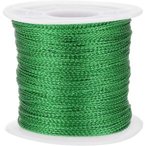 PATIKIL Metallic Tinsel Cord Rope, 1 mm x 109 Yards Blue Cord Wrapping Ribbon Non-Stretchy Strings for Gift Thread Ornament Craft Making Christmas in Saudi Arabia