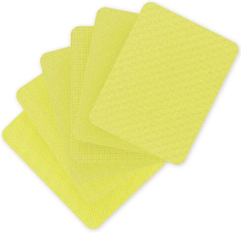 20 Pcs Iron on Patches, Fabric Repair Patches, Size 4.9"x3.7"(12.5 x 9.5cm), Beige Dacron, Strong Glue, Repair Decorating for Clothing Denim Jean Pants Hole Mending and Decoration in Saudi Arabia