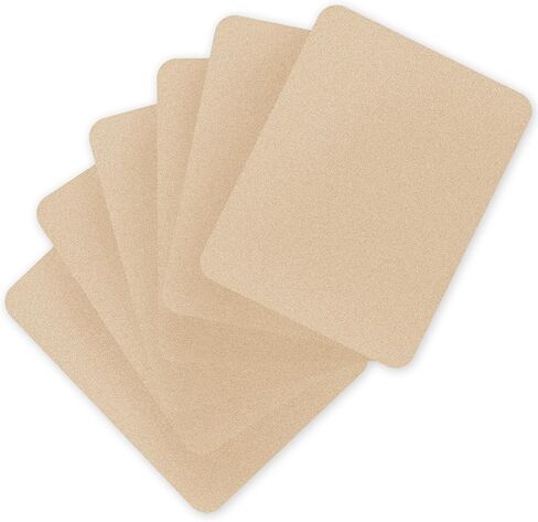 20 Pcs Iron on Patches, Fabric Repair Patches, Size 4.9"x3.7"(12.5 x 9.5cm), Beige Dacron, Strong Glue, Repair Decorating for Clothing Denim Jean Pants Hole Mending and Decoration in Saudi Arabia