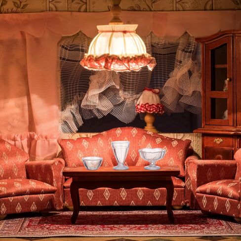 34 قطعة من أكواب بيت الدمى المصغرة مع أغطية من Angoily بمقياس 1/17، نموذج لعب طعام صغير من الراتنج، أكواب صغيرة لتزيين المنزل الصغير والحرف اليدوية in Kuwait