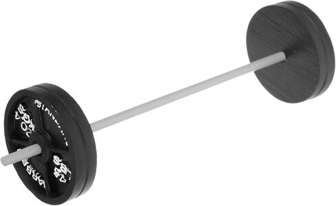 DOITOOL Dollhouse Barbell Miniature Gym Equipment Model Mini Fitness Barbell Prop for Office Desk and Doll House Decoration Sports Accessories, Black, 5. 7 X 1. 57 Inches in Saudi Arabia