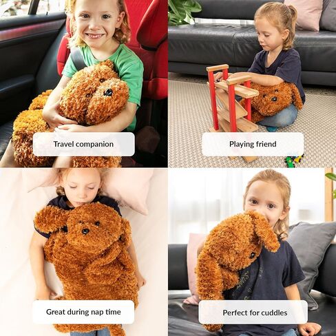 وسادة حضن مرجحة للأطفال من أودوكسيا | مهدئ ومريح | لاب الحيوان | الكلب الصديق | حيوانات الوزن الحسي | بطانية مرجحة للاضطراب الحسي | تتضمن حقيبة حمل | 5 رطل in Kuwait