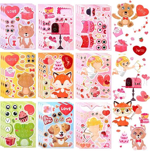 36 Sheets Vehicle Stickers, Make Your Own Truck Stickers for Kids, Mixed and Match Car Sticker for Construction Party Favors Classroom Exchange DIY Craft Birthday Gifts in Saudi Arabia