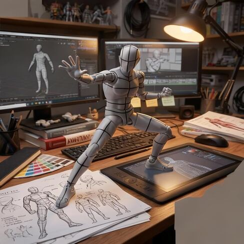 Kosik SHF Figuarts Body Kun -Wireframe- Sports Edition Figure (Gray Color Ver.) (Wireframe) in Saudi Arabia