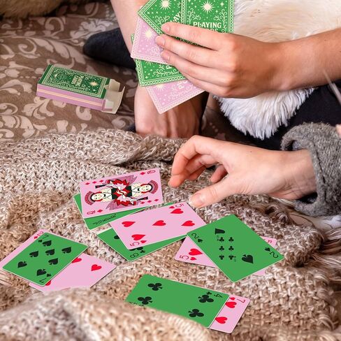 Soulchen Pink and Green Witch Playing Cards Witch Card Deck Birthday Party Favors Supplies for Women Party Birthday Decorations in Saudi Arabia