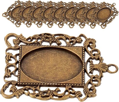 Elegant Base Bezel Pendant Blanks DIY Jewelry Making Kit with Pendant Trays Bezel Frames in Saudi Arabia