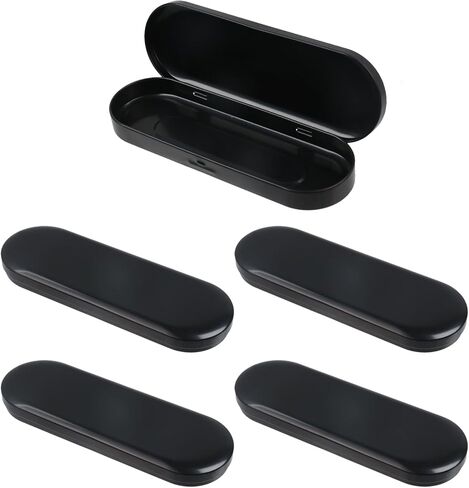 T Tulead 5PCS Tinplate Box Containers Pencil Case Empty Hinged Tins Storage Organizer Box for Pens Brushed Tools Pink in Saudi Arabia