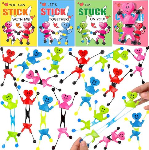 28 حزمة من هدايا عيد الحب للأطفال في الفصل الدراسي، وبطاقات عيد الحب مع ألعاب رجل لزجة لعيد الحب، وهدايا تبادل المدارس، وتسلق الجدار اللزج للرجال، وألعاب تخفيف التوتر، وجوائز هدايا حفلات عيد الحب in Kuwait