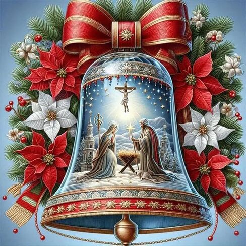 6 Pack Christmas Paint by Numbers Kit for Adults, Snowman Adult Paint by Number Kits, Santa Claus Paint by Numbers for Adults, Cardinal Acrylic Painting on Canvas for Home Wall Art Decor 16x12 Inch in Kuwait