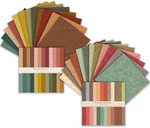Scrapbook Paper Double Sided Decorative Craft Paper, 6x6 in Vintage Patterned Papers 48 Sheets Floral Background Papers for Scrapbooking Card Making Journaling Decor (B) in Saudi Arabia