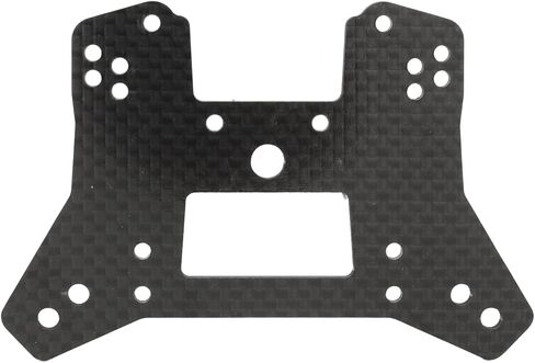Front Rear Shock Tower Mount, Front Rear Shock Tower Bracket Easy Installation Carbon Fiber Damper Shock Mount for Traxxas Sledge in Saudi Arabia