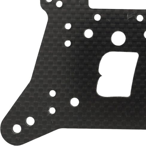 Front Rear Shock Tower Mount, Front Rear Shock Tower Bracket Easy Installation Carbon Fiber Damper Shock Mount for Traxxas Sledge in Saudi Arabia