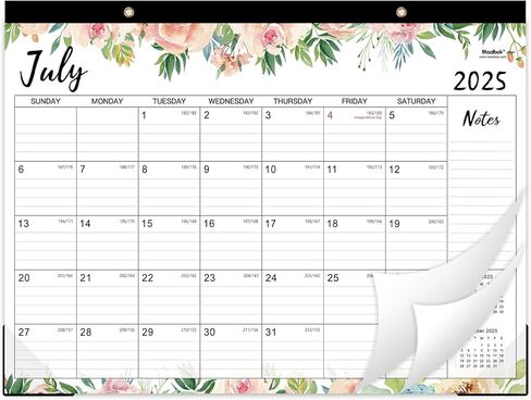 2023-2024 Desk Calendar - Jul 2023 - Dec 2024, 18 Months Large Monthly Desk Calendar, 17" x 12", Desk Pad, Large Ruled Blocks, to-do List & Notes, Best Desk/Wall Calendar for Planning or Organizing in Kuwait