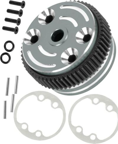 RC Differential Case Upgrades Part for 1/10 Slash 2WD VXL,Stampede 2WD VXL XL-5,Rustler 2WD VXL XL-5,Bandit 2WD VXL,Aluminum Alloy Differential Case Hop Ups,Titanium in Saudi Arabia