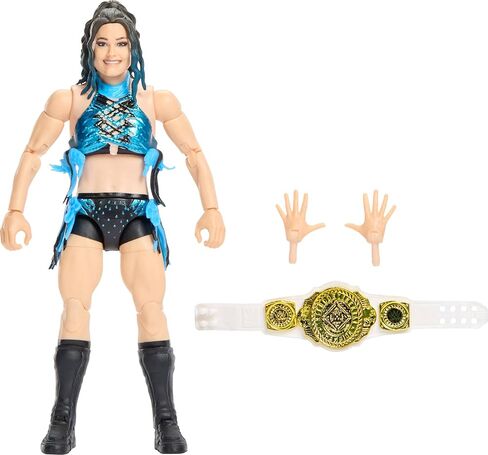 Mattel WWE Elite Action Figure & Accessories، مجموعة السلسلة #124، ليرا فالكريا مقاس 6 بوصات مع 25 نقطة مفصلية وأيدي قابلة للتبديل in Kuwait