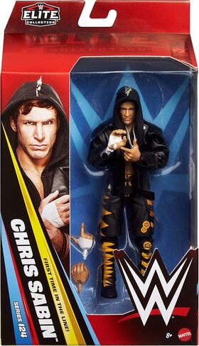 مجموعة شخصيات وإكسسوارات Mattel WWE Elite، السلسلة رقم 124، كريس سابين مقاس 6 بوصات مع 25 نقطة مفصلية وأيدي قابلة للتبديل in Kuwait