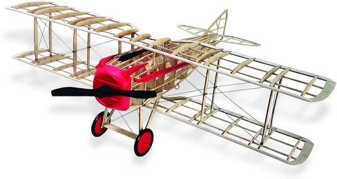 مجموعة نموذج طائرة من خشب البلسا المقطوع بالليزر من Guillow Spad VII، مقاس 18 بوصة in Kuwait