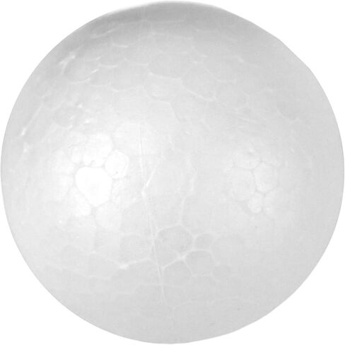 Homeford Assorted Polyfoam Craft Balls, 19-Piece, White in Saudi Arabia