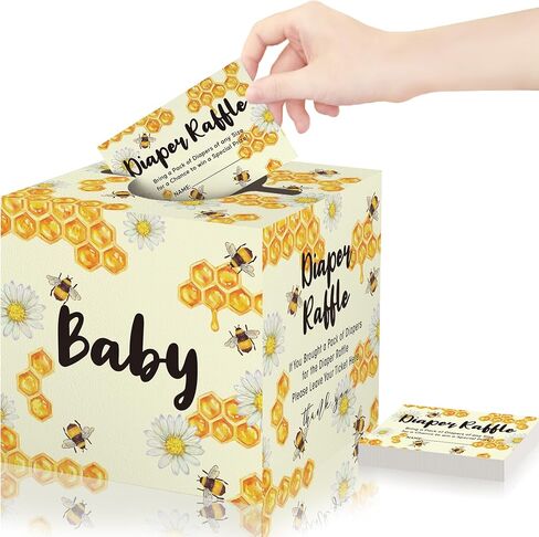 Azbuk Guess How Big Is Mommy's Belly Game, 50 Floral Crown Theme Measure Mommy's Belly Guessing Cards with 3 Measuring Tape and 1 Collection Box, Baby Shower Activity Decorations Supplies in Saudi Arabia