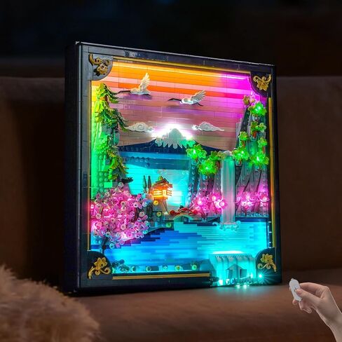 LED Lighting Compatible with Lego 31218 Japanese Cherry Blossom Landscape - JUST Lights,Light Kit Compatible with Lego 31218,NOT Included The Model in Saudi Arabia