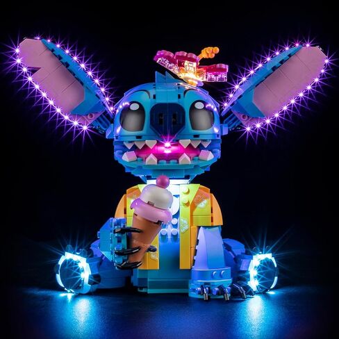 ضوء LED لمجموعة Lego 43279 Wall-E وEVE، مجموعة إضاءة متوافقة مع نموذج مكعبات البناء Lego 43279، غير متضمنة مجموعة النموذج in Kuwait