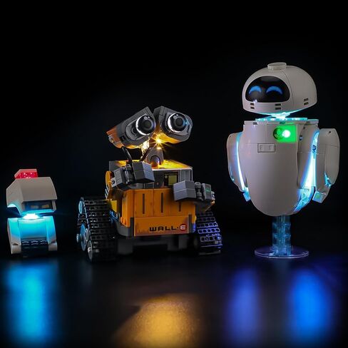 ضوء LED لمجموعة Lego 43279 Wall-E وEVE، مجموعة إضاءة متوافقة مع نموذج مكعبات البناء Lego 43279، غير متضمنة مجموعة النموذج in Kuwait