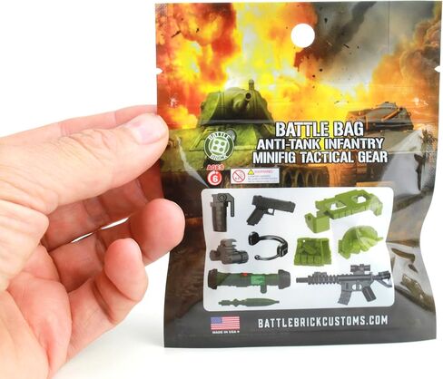 Battle Brick Battle Bag Anti-Tank Weapons Pack Compatible with Lego® Figures in Saudi Arabia