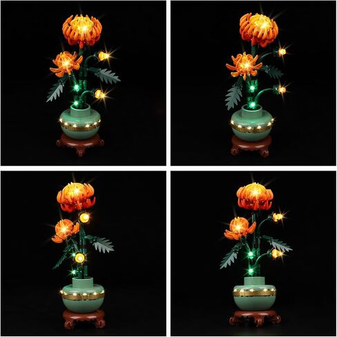 Kyglaring LED Light Kit Compatible with Lego Chrysanthemum 10368 Building Blocks - Upgraded Lighting Accessories for 10368 Model Set (Lights Only, Model Not Included) in Saudi Arabia