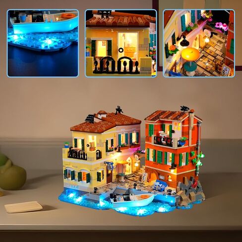 YEABRICKS LED Light for Lego-21359 Ideas Italian Riviera Building Blocks Model (Building Set NOT Included) in Saudi Arabia