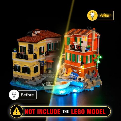 YEABRICKS LED Light for Lego-21359 Ideas Italian Riviera Building Blocks Model (Building Set NOT Included) in Saudi Arabia