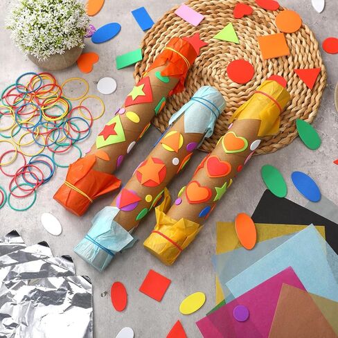 Epakh 24 Set Rainstick Craft Kit DIY Native American DIY Craft Supplies Falling Rain Sound for Vacation Bible Supplies Fun Home Activities in Saudi Arabia