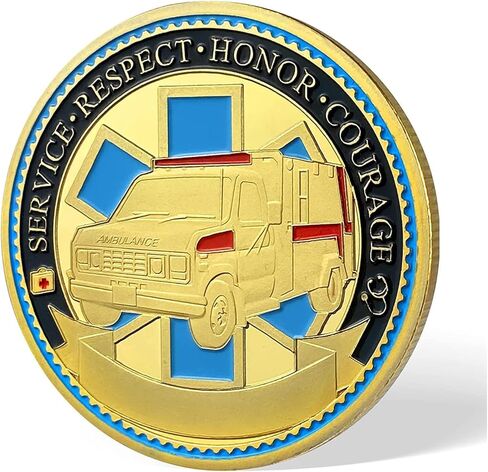 عملة الصلاة EMT EMS Challenge Coin من Paramedic's EMT (عبوة من 3 قطع) in Kuwait