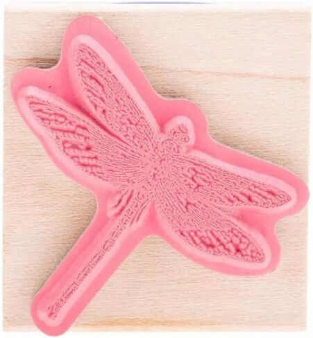 Dragonfly Wooden Rubber Stamp, 0.75 x 1.75 x 1.88 inches in Saudi Arabia