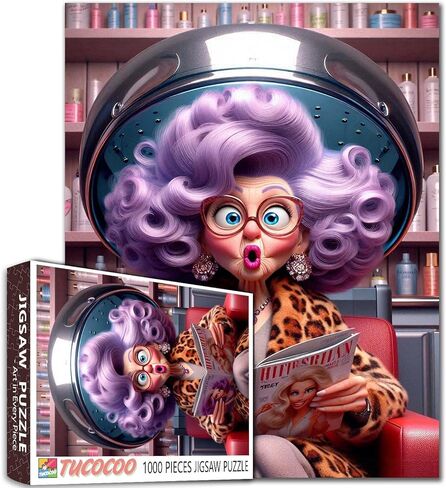 Old Woman Jigsaw Puzzle 1000 Piece Sisters for Adult Ladies Friends Puzzle Grandma Puzzles Seniors Jigsaw Puzzle Challenging for Adult Gifts for Friends and Family 19.7 x 27.6 Inch in Kuwait