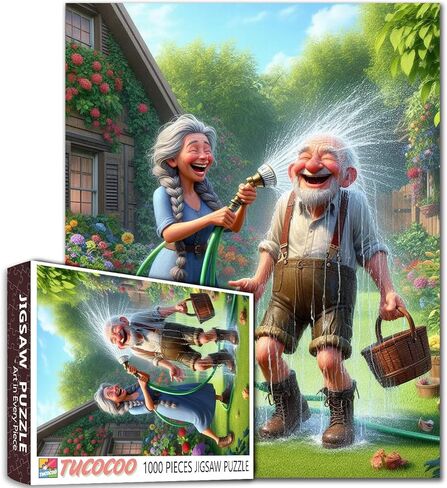 Old Woman Jigsaw Puzzle 1000 Piece Sisters for Adult Ladies Friends Puzzle Grandma Puzzles Seniors Jigsaw Puzzle Challenging for Adult Gifts for Friends and Family 19.7 x 27.6 Inch in Kuwait
