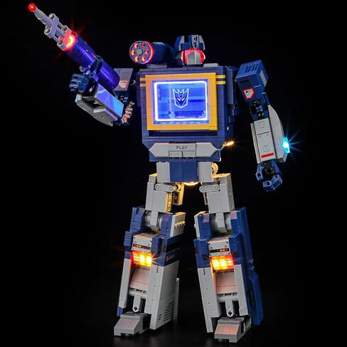 مجموعة إضاءة BRIKSMAX 2.0 لمحولات Lego: Soundwave - إضاءة LED مبتكرة متوافقة مع Lego Icons 10358 - مجموعة النماذج غير المضمنة in Saudi Arabia
