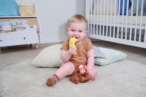 Simba My Mario Baby Plush Rattle – 6-Inch Star Sensory Grab Toy for Infants in Saudi Arabia