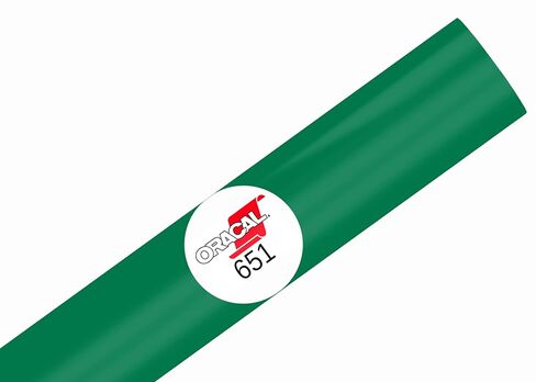 ORACAL 651 Glossy Permanent Vinyl 12 Inch x 10 Feet - Green in Saudi Arabia
