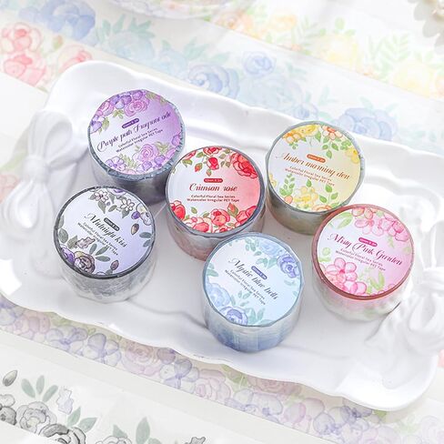 Alideco 6pcs Decorative Adhesive Tapes Vintage Flying Bird PET Tape Great for Bullet Journal Supplies, Arts, Scrapbook, DIY Crafts, Planners (feiniaomenglong) in Saudi Arabia