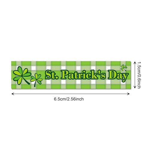 12 Rolls St. Patrick's Day Washi Tape - Green Shamrock, Clover, Plaids, and Lucky Holiday Designs for Irish Party Decorations, Scrapbook, Gift Packing, DIY Craft Projects, Holiday Paper Tape Stickers in Saudi Arabia
