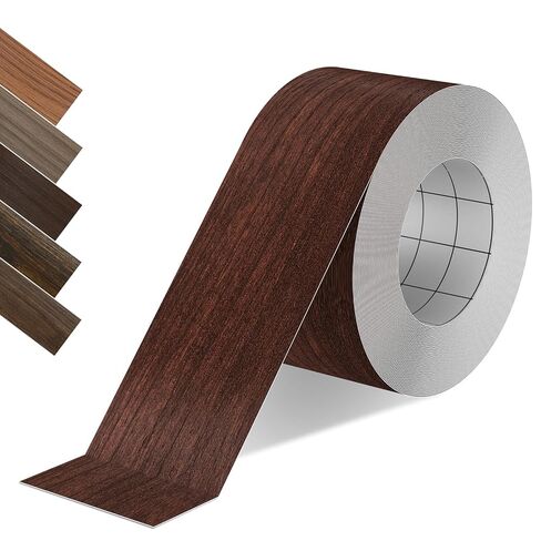 Wood Grain Repair Tape, 2.4 inch X 25ft Self Adhesive Cherry Grain Repair Patch for Tables, Chairs, Baseboards, Doors, Windows, Floors, Handicraft DIY. in Saudi Arabia