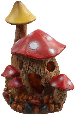 Mushroom House Aquarium Decorations Rocks Caves Aquarium Landscape Ornament Hermit Crab Shelter in Saudi Arabia
